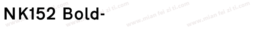NK152 Bold字体转换